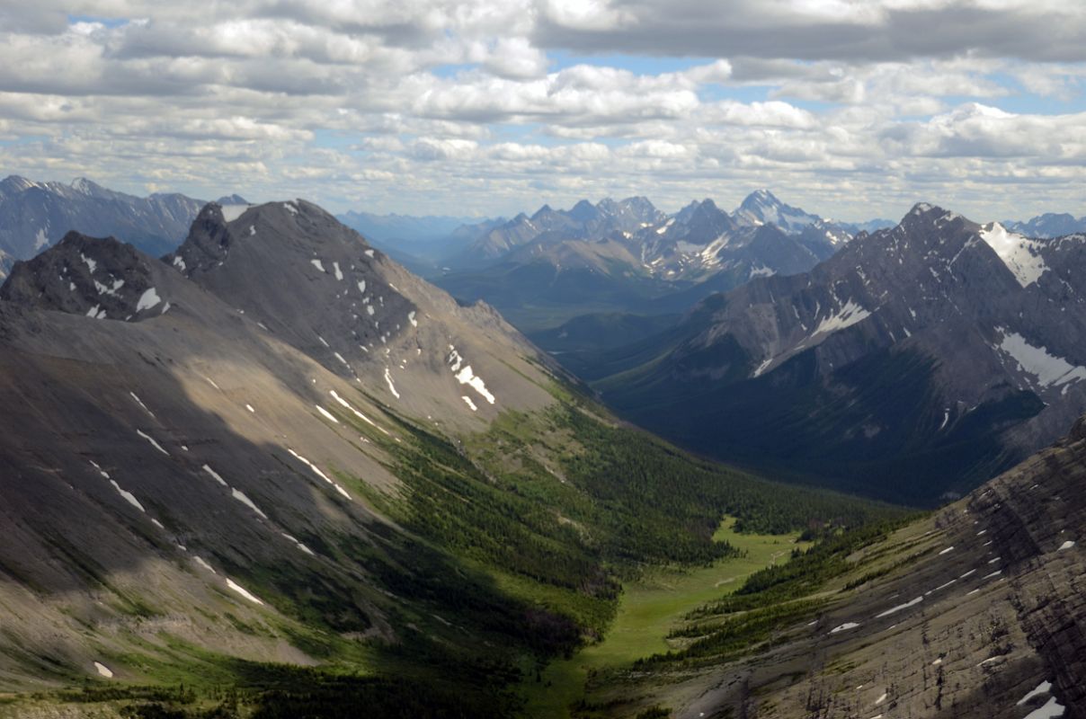 06 Mount Turbulent, Mount Sir Douglas, Cone Mountain From Helicopter Between Lake Magog And Canmore